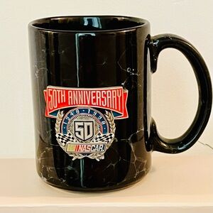 NASCAR 50th Anniversary Black and Red Mug